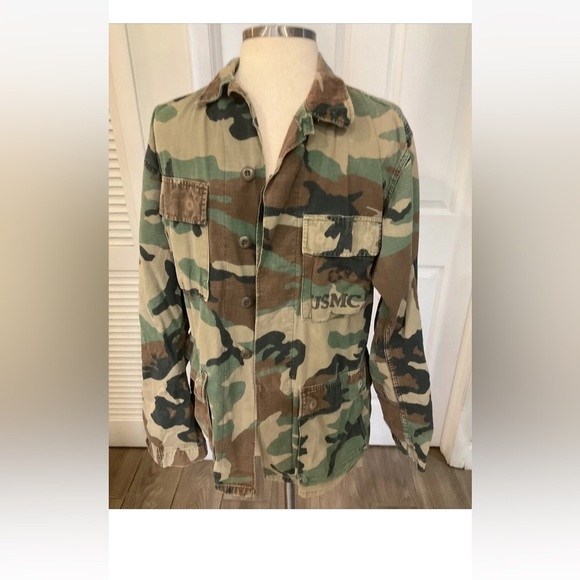 USMC Official Button Down Shirt Jacket - Picture 1 of 10